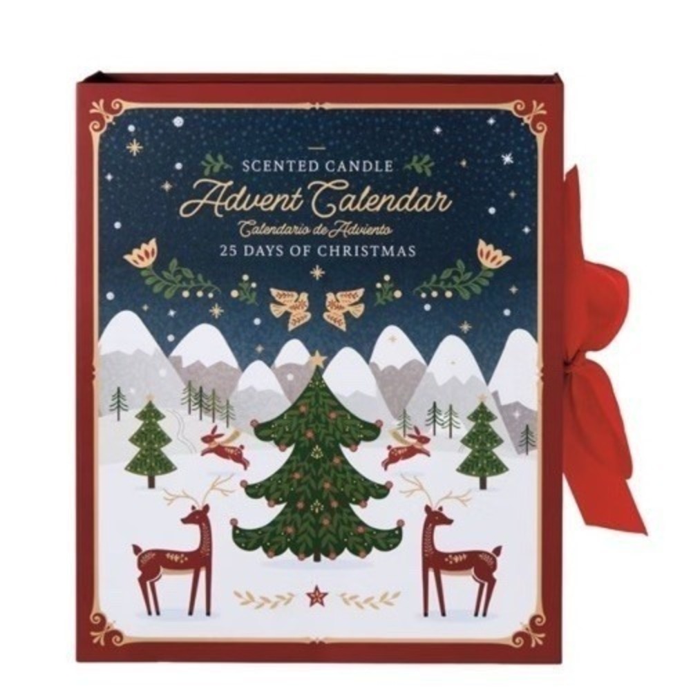Aldi Candle Advent Calendar 25 Days Of Christmas Holiday Countdown Gift Set New